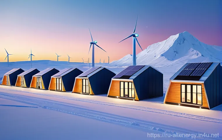 대체에너지로 인한 지역 발전 - **Prompt:** A wide, panoramic shot of a modern wind farm stretching across a gently rolling, green l...