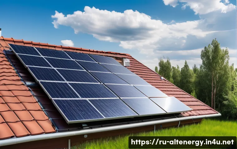 태양광 효율성 향상 기술 - A modern rooftop solar installation featuring sleek, flexible thin-film solar panels seamlessly inte...